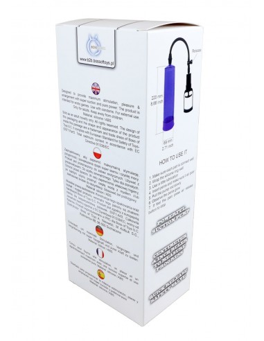 Pompka Erekcyjna Do Penisa Powerpump Max Purple - Pompki erekcyjne i powiększające penisa - 4