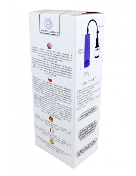 Pompka Erekcyjna Do Penisa Powerpump Max Purple - Pompki erekcyjne i powiększające penisa - 4