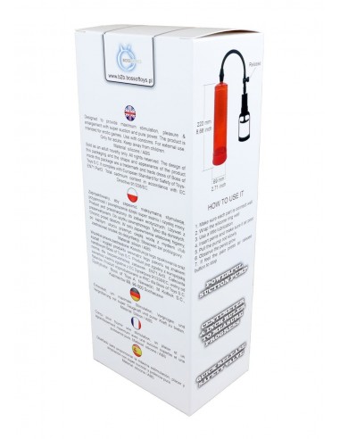 Pompka Erekcyjna Do Penisa Powerpump Max Red - Pompki erekcyjne i powiększające penisa - 4