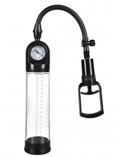 Pompka Erekcyjna Do Penisa Powerpump Master Black/Clear - Pompki erekcyjne i powiększające penisa - 1