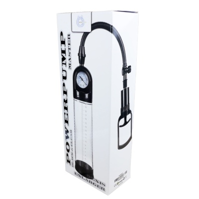 Pompka Erekcyjna Do Penisa Powerpump Master Black/Clear - 1 2