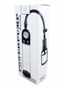 Pompka Erekcyjna Do Penisa Powerpump Master Black/Clear - Pompki erekcyjne i powiększające penisa - 1 2