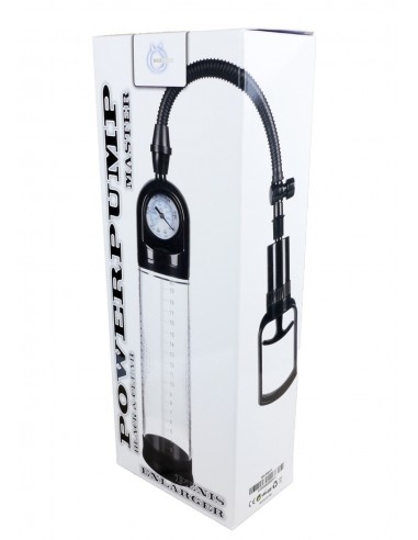 Pompka Erekcyjna Do Penisa Powerpump Master Black/Clear - Pompki erekcyjne i powiększające penisa - 2