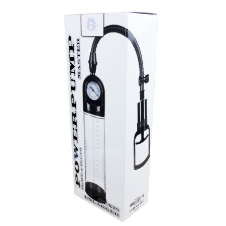 Pompka próżniowa Powerpump MASTER Black&Clear - ręczna, z manometrem 0-700 mmHg i skalą pomiarową - 2