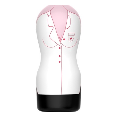 Masturbator Masturbation Cup 0.2 z CyberSkin® - Realistyczny Tunel Wypustki i Prążki, Zasilanie Elektryczne - 1 2