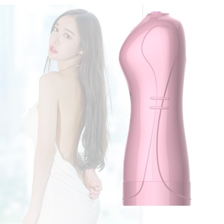 Masturbator pulsacyjno-wibrujący USB 7+7 Function / Talk Mode (Pink) - 7 wibracji, 7 pulsacji, sensor ruchu - 12