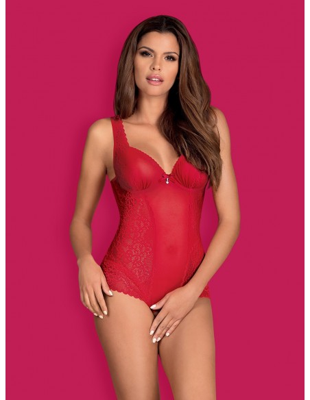 Rougebelle body otwarte czerwone  S/M - Body - 3