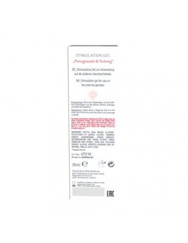 Stimulation Gel Pomegranate / Nutmeg Women 30 ml - Lubrykanty stymulujące - 2