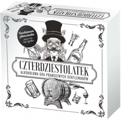 Alkoholowa gra planszowa Czterdziestolatek na 40. urodziny - 1