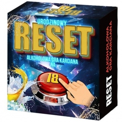 Urodzinowy Reset 18 – alkoholowa gra karciana na 18. urodziny - 1