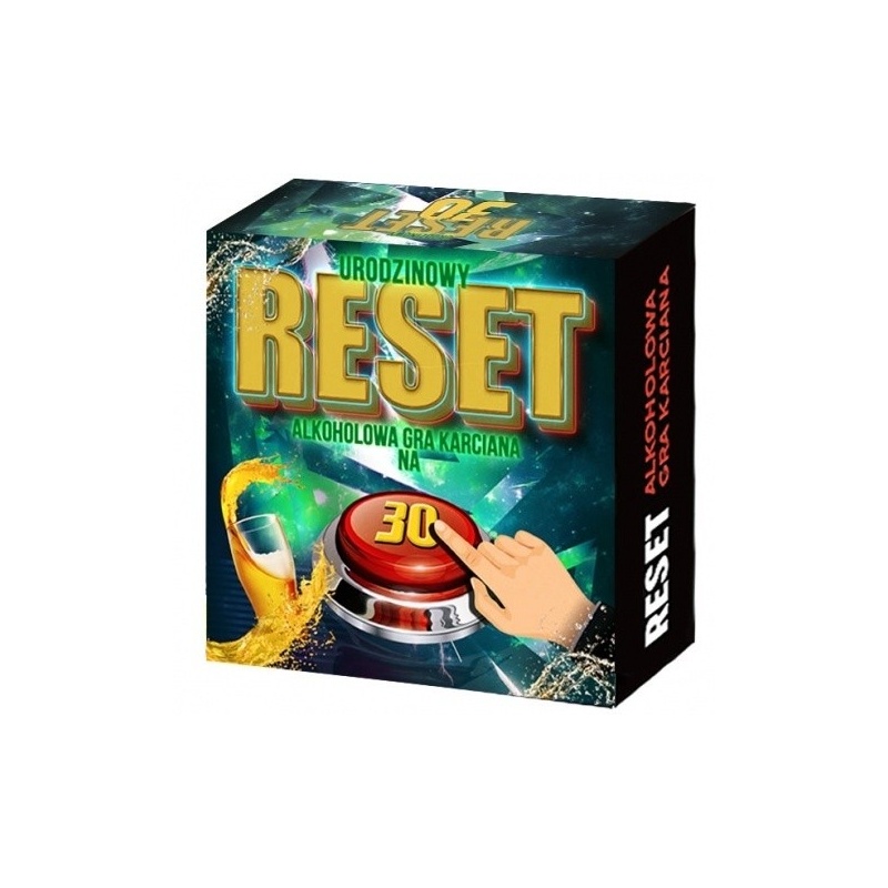 Urodzinowy Reset 30 – alkoholowa gra karciana na 30. urodziny - 1