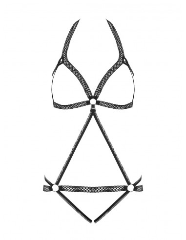 Darkie body otwarte czarne  S/M - Body - 5