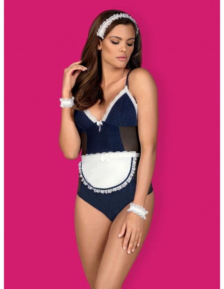 Maid body niebieskie  S/M - Body - 3