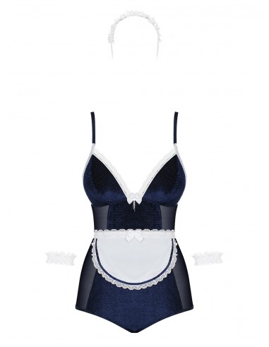 Maid body niebieskie  S/M - Body - 5