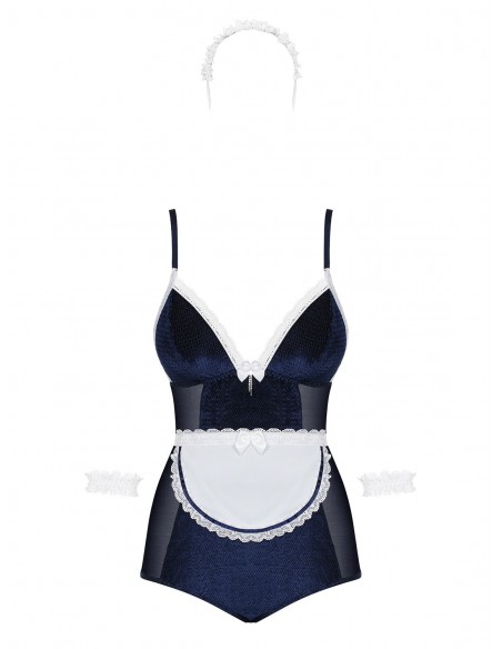 Maid body niebieskie  S/M - Body - 5