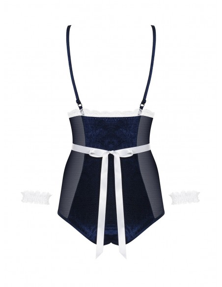 Maid body niebieskie  S/M - Body - 6