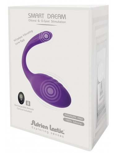 Jajeczko Wibrujące na Pilota ze Stymulacją Łechtaczki Smart Dream II + LRS - Kulki Gejszy i Jajeczka Wibrujące - 1