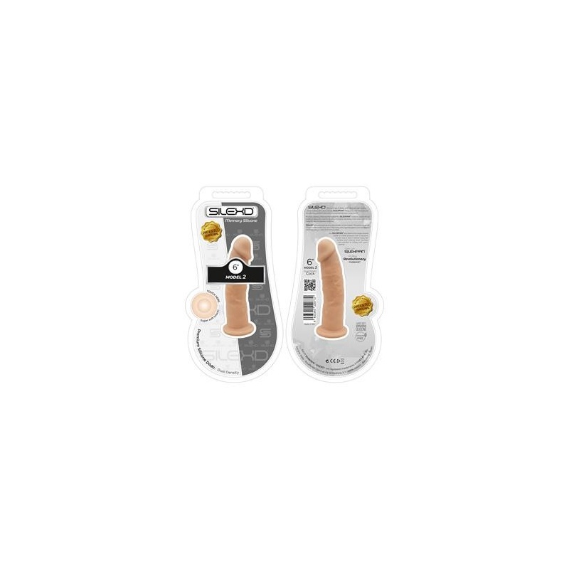 Silikonowe Dildo Sd.Model 2 ( 6" ) Flesh - 2