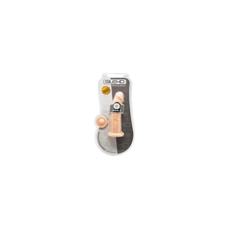 Silikonowe Dildo Sd.Model 2 ( 6" ) Flesh - 3