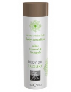 Jadalny Olejek do masażu Luxury Coconut / Pineapple 75 ml - Olejki i żele do masażu - 1