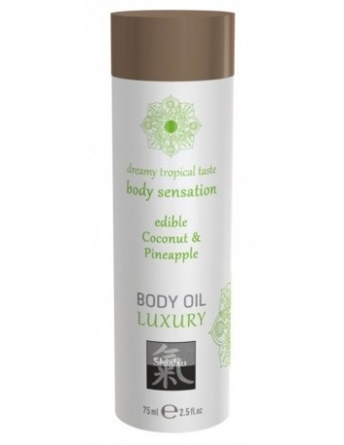 Jadalny Olejek do masażu Luxury Coconut / Pineapple 75 ml - Olejki i żele do masażu - 1