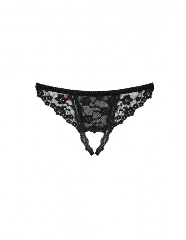 Letica Stringi Otwarte Czarne - Stringi - 8