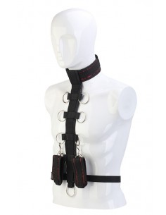 Uprząż BDSM Blaze Deluxe Collar Body Restraint - Uprzęże BDSM - 1 2