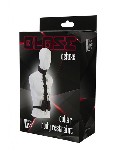 Uprząż BDSM Blaze Deluxe Collar Body Restraint - Uprzęże BDSM - 3