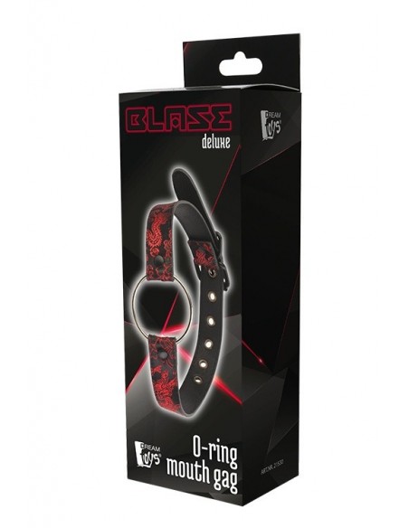Knebel BDSM BLAZE DELUXE O-RING MOUTH GAG - Kneble do ust - 2