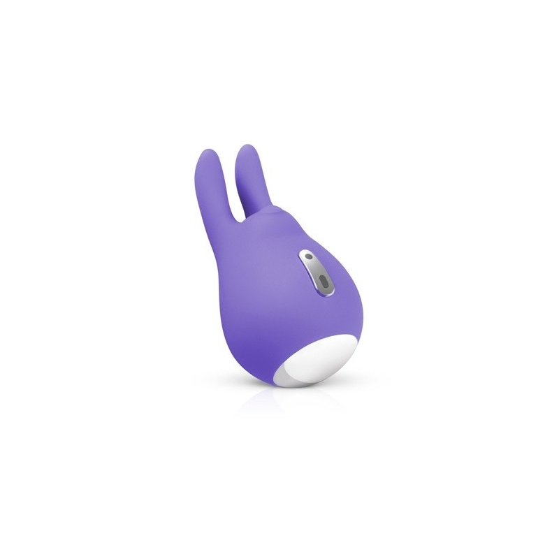 Stymulator łechtaczki Tedy - dwuuszna końcówka, 10 trybów wibracji, 9,5 cm - 1