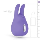 Stymulator łechtaczki Tedy - dwuuszna końcówka, 10 trybów wibracji, 9,5 cm - 3