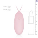 Jajko wibrujące LUV EGG Pink - silikonowe, sterowane pilotem, 12 trybów wibracji, długość 16 cm - 5