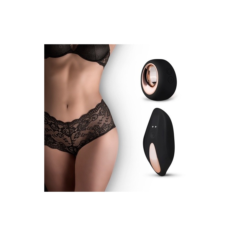 Wibrujące majtki Vibrating BoyShort z pilotem - 12 trybów wibracji, wkład 8 cm - 1