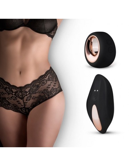 Stymulacja dla Par Vibrating Boyshort Black - Stymulatory i wibratory dla par - 1