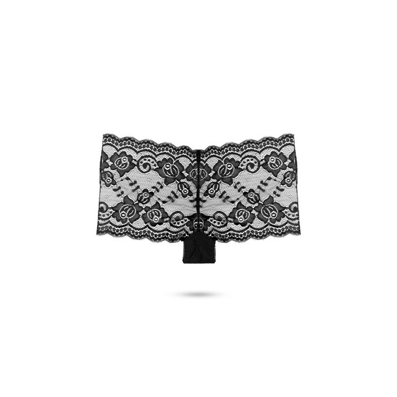 Wibrujące majtki Vibrating BoyShort z pilotem - 12 trybów wibracji, wkład 8 cm - 6