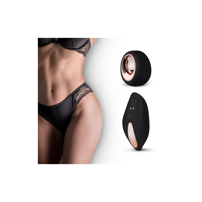 Wibrujące majtki PantyRebel z pilotem bezprzewodowym, 12 trybów, stymulator 9 cm - 1