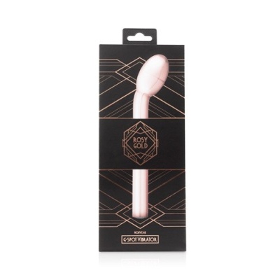 Wibrator Rosy Złoty - New G-Spot - 1 2