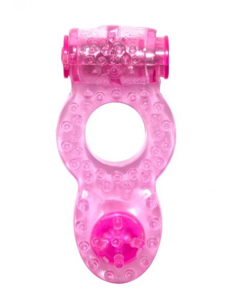 Pierścień na penisa z wibracjami Rings Ringer Różowy - Pierścienie erekcyjne wibrujące - 1