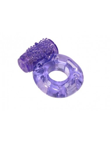 Pierścień na penisa z wibracjami Rings Axle-Pin Fioletowy - Pierścienie erekcyjne wibrujące - 2