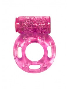 Pierścień na penisa z wibracjami Rings Axle-Pin Różowy - Pierścienie erekcyjne wibrujące - 1