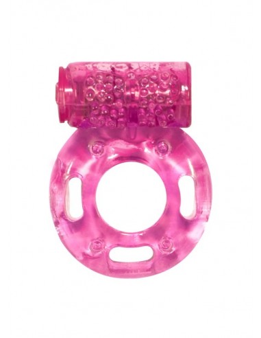 Pierścień na penisa z wibracjami Rings Axle-Pin Różowy - Pierścienie erekcyjne wibrujące - 1