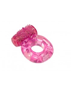 Pierścień na penisa z wibracjami Rings Axle-Pin Różowy - Pierścienie erekcyjne wibrujące - 1 2