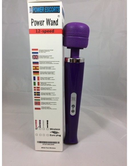 Masażer Powerwand Purple Eu Plug Big Size Wand - Wibratory Magic Wand - 1