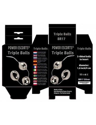 Kulki gejszy Triple Balls Silver - Zestawy Kulek Gejszy - 2