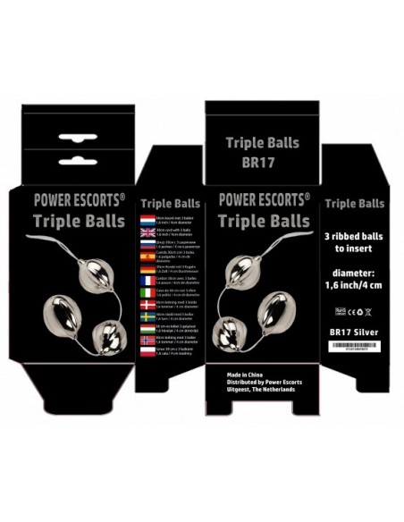 Kulki gejszy Triple Balls Silver - Zestawy Kulek Gejszy - 2