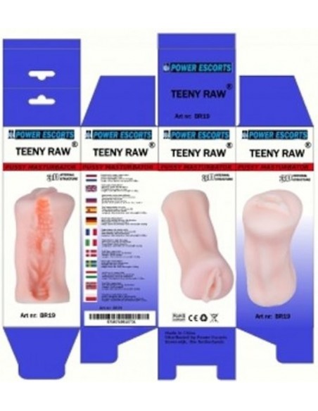 Teeny Raw Flesh Masturbator Fleshlight - Masturbatory i Sztuczne pochwy - 4