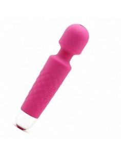 Masażer Iwand Pink/ Purple/ Black Rechargeable Silicone - Wibratory Magic Wand - 1