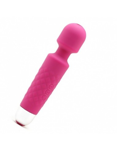 Masażer Iwand Pink/ Purple/ Black Rechargeable Silicone - Wibratory Magic Wand - 1