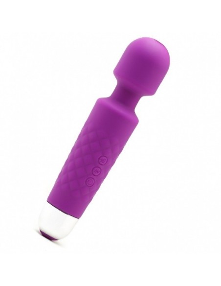 Masażer Iwand Purple Rechargeable Silicone - Wibratory Magic Wand - 1