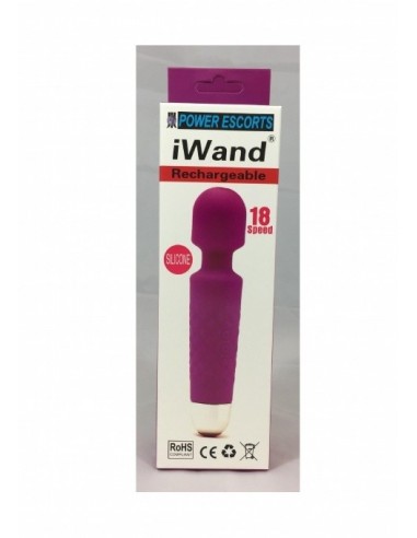 Masażer Iwand Purple Rechargeable Silicone - Wibratory Magic Wand - 2